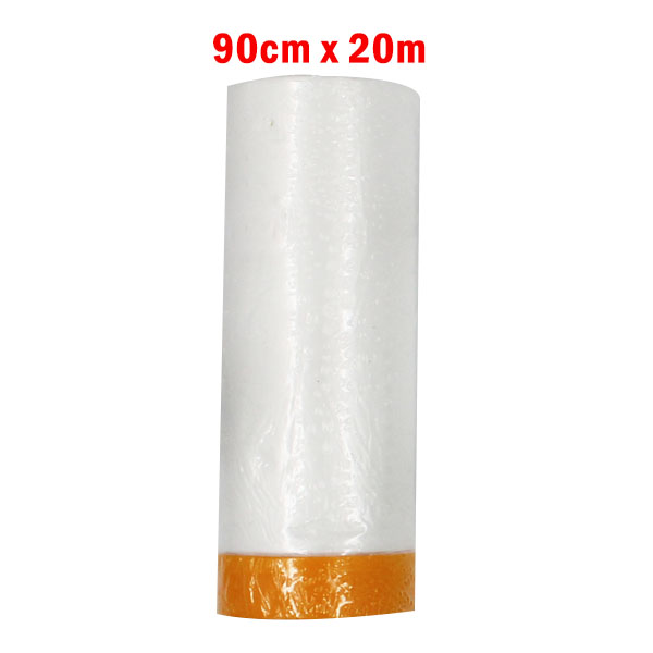 Painters Masking tape with Plastic Overhang - 90cm x 20m image 0