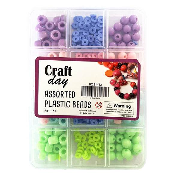 Beads Mixed in container - Pastel Mix image 0