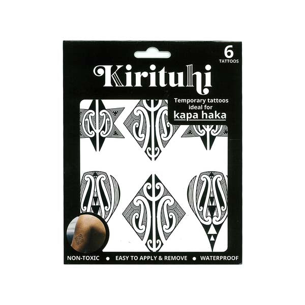 Maori Tattoo Badge 6pc 3style 6-8cm image 0