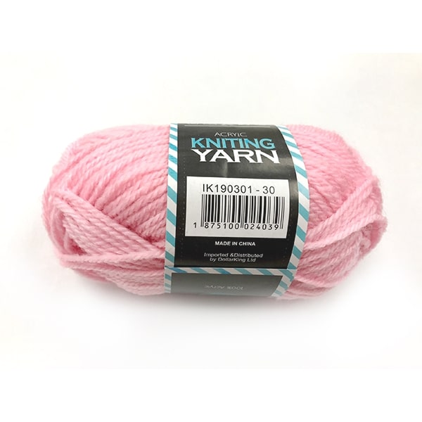 80G Acrylic Yarn(4-ply) - Solid Colour(Light Rose) image 0