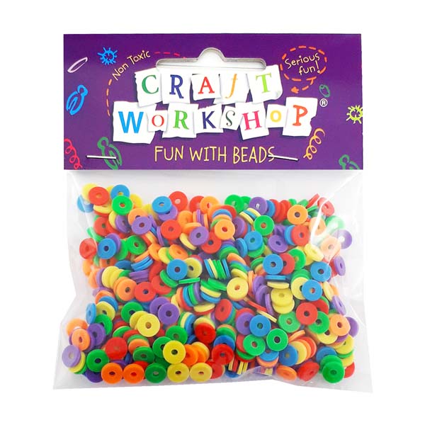 Craft Beads Flat Clay 1x6mm 25g image 0