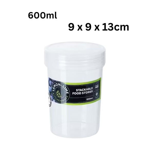 KEEP FRESH STACKABLE FOOD STORER 600ML 9X9X13CM image 0