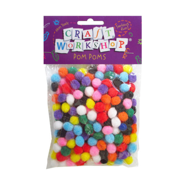 Craft Pom Pom Mini 10mm x 200pc image 0