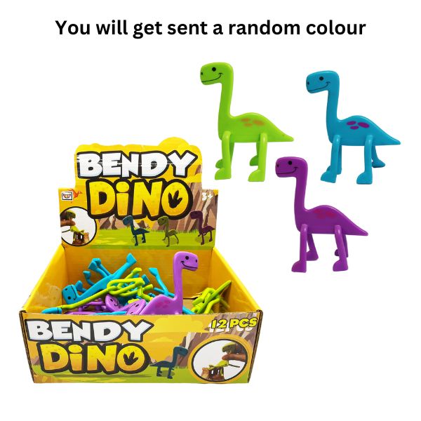 Bendy Dinosaur Asst 11.5cm image 0