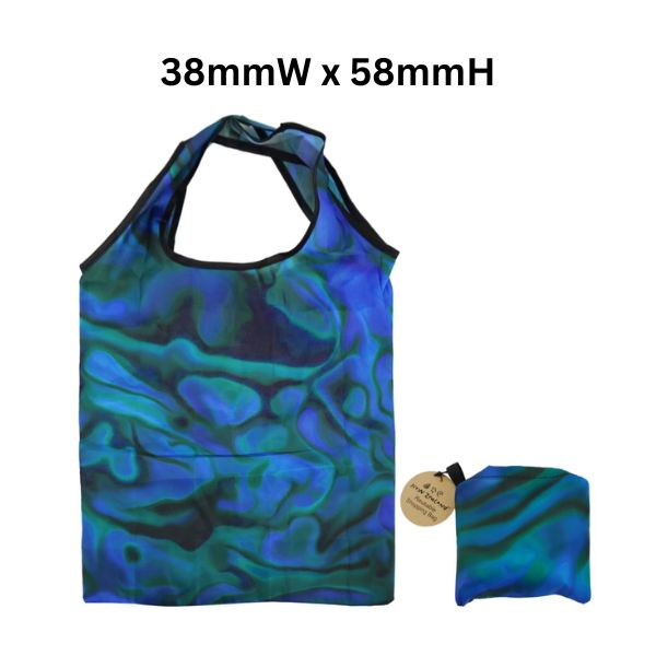 Shopping Bag Foldable NZ Paua Shell image 0