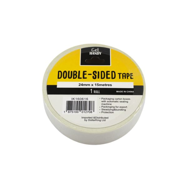 Double Sided Tape 1 rolls 15m x 2.4cm image 0