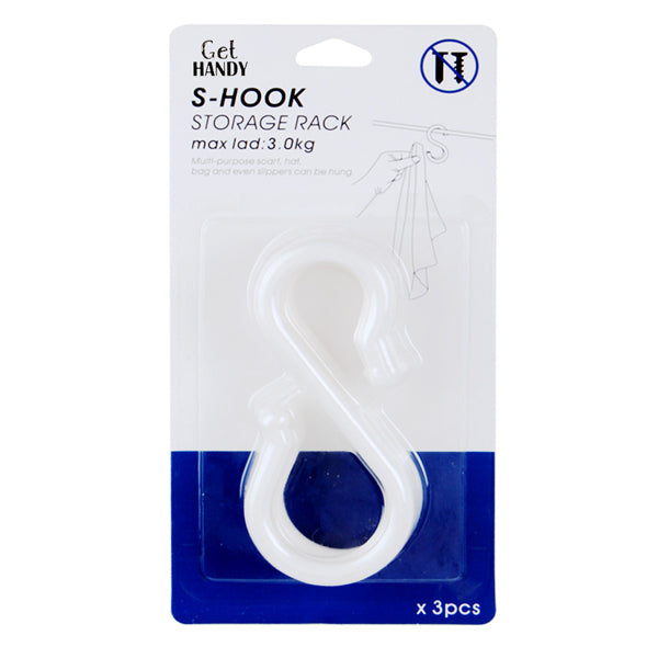 S Hooks Load 3KG 3pc 110mm image 0