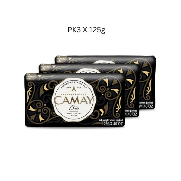 Camay PK3 x 125g Soap Bar Chic with Elegant Scent image 0