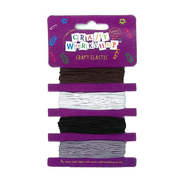 Craft Stretch Elastic 1mm each 4col image 0