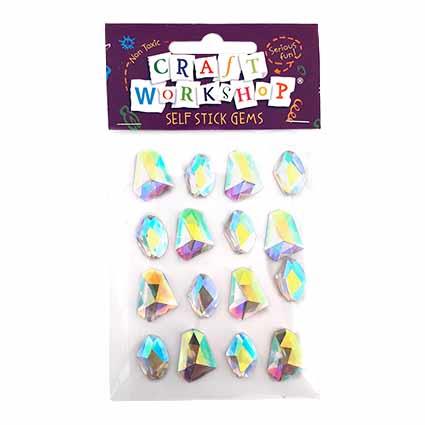 Craft Self Stick Gems Iridescent 16 image 0