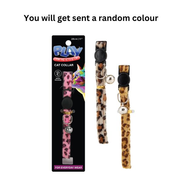 Cat Collar Leopard Print 28cm image 0