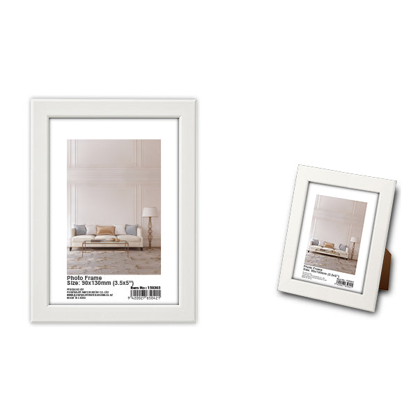 Photo Frame 9x13cm (3.5x5) White image 0