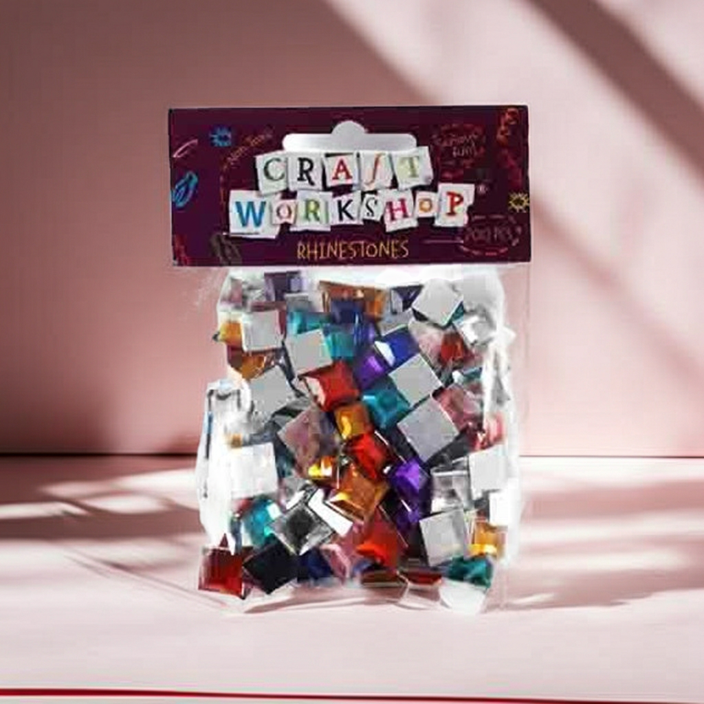 Craft Mosaic Rhinestones Assorted 200 Pack