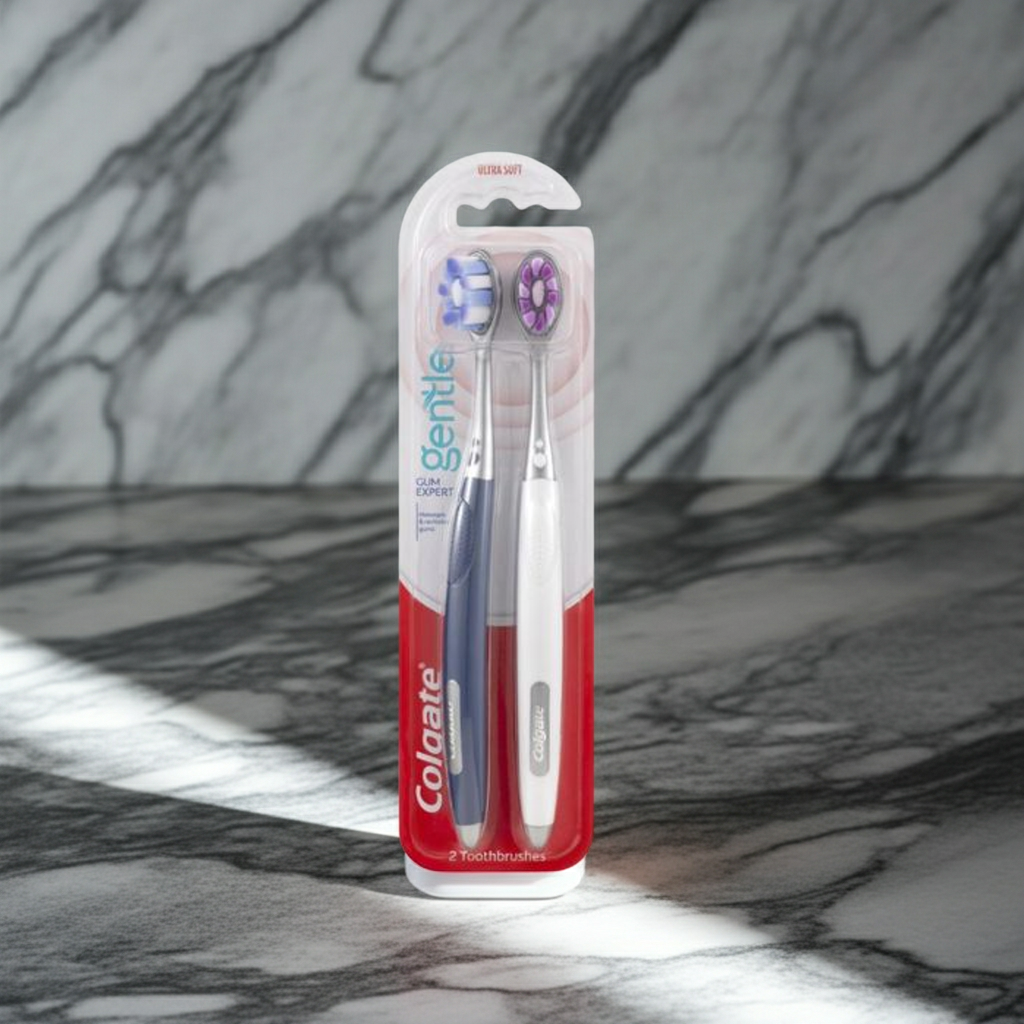 COLGATE PK2 TOOTHBRUSH GENTLE GUM EXPERT ULTRA SOFT