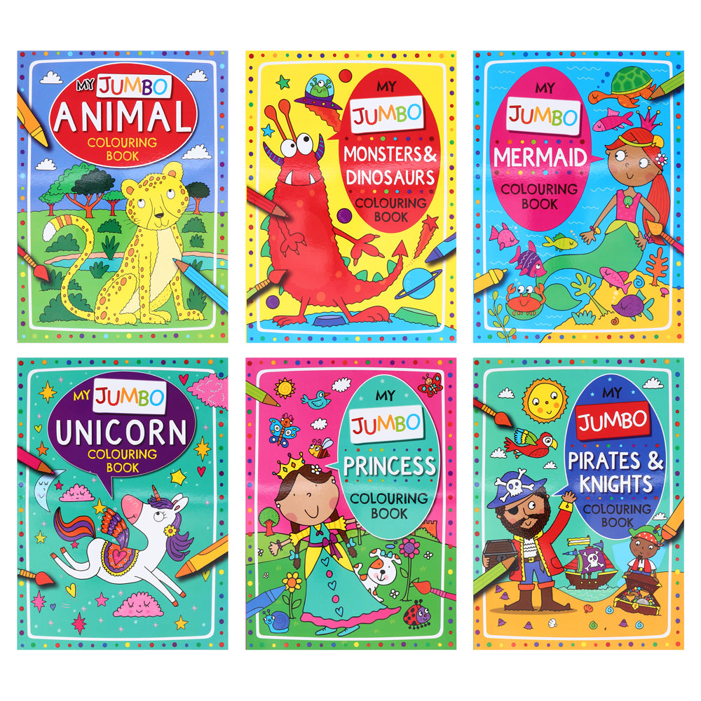 Jumbo Colouring Book 48pg – Assorted