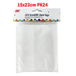 Resealable Zipper Bags 15x23cm PK24 image 0