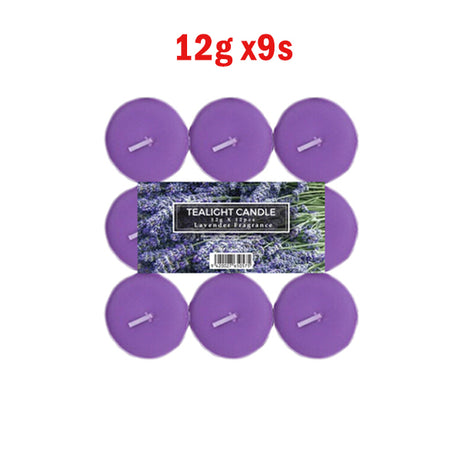 Scented Tealight Candle 12g x9s Lavender image 0
