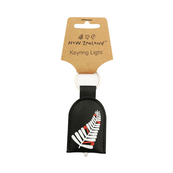 Keyring w/Light NZ Fern image 0