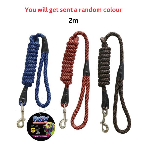 Pet Lead Cord 2m 3 Asst image 0