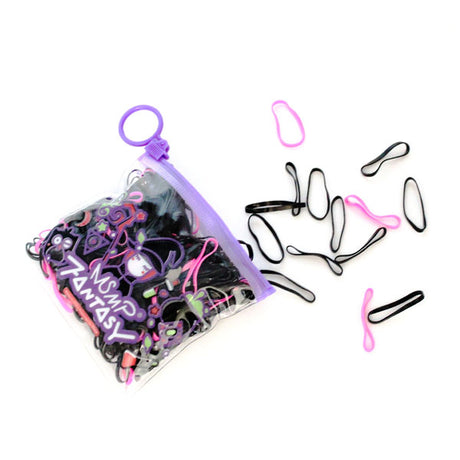 TPU Hair Bands 150pc - Black image 0