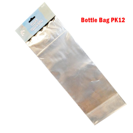 Clear Cello bag 40x14.5cm+8.8cm Pk12 image 0