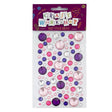 Craft Self-Stick Gems Pnk/Prpl/Red image 0