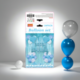 Happy Birthday Balloon Kit Blue – Party Essentials