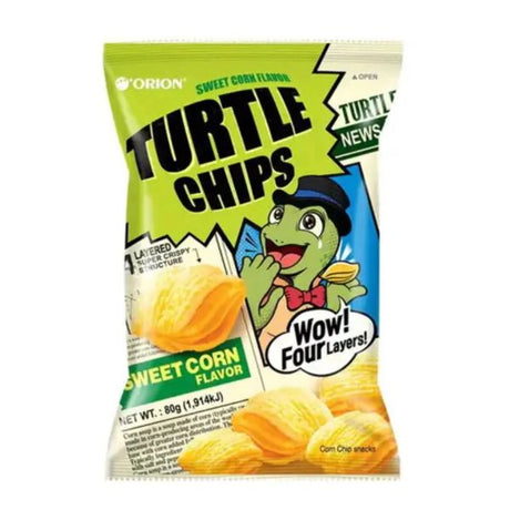 Orion Turtle Chips Corn Soup 80g image 0
