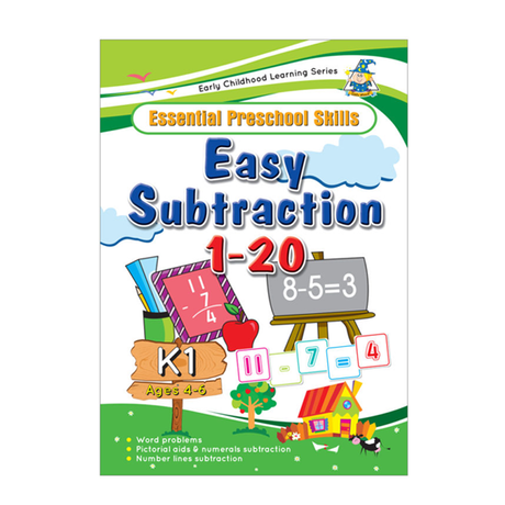 Greenhill Activity Book 4-6 Yr Easy Subtraction image 0