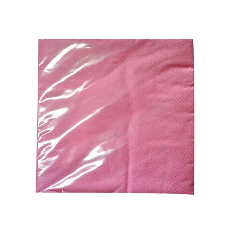 Paper Napkins 33x33cm Pk30 Pink image 0