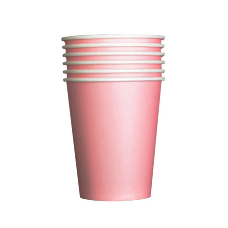 Paper Cups 9OZ PK20 Pink image 0