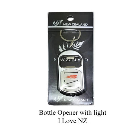 Bottle Opener with light I Love NZ image 0