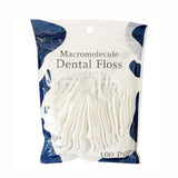 100pc Dental Floss Picks image 0