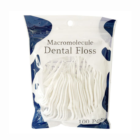 100pc Dental Floss Picks image 0
