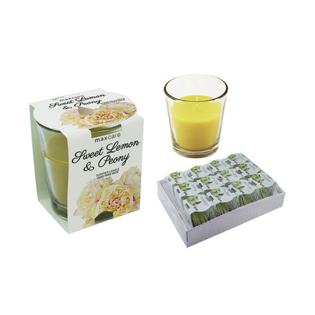MC Scented Candle in Tumbler 85gms Sweet Lemon & Peony image 0