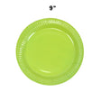 Paper Plates 9" Pk10 Lime image 0