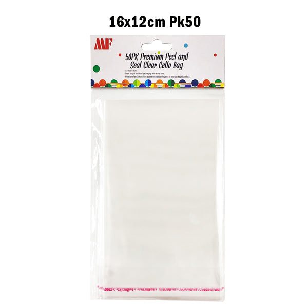 Clear Cellobag 16x12cm Pk50 image 0