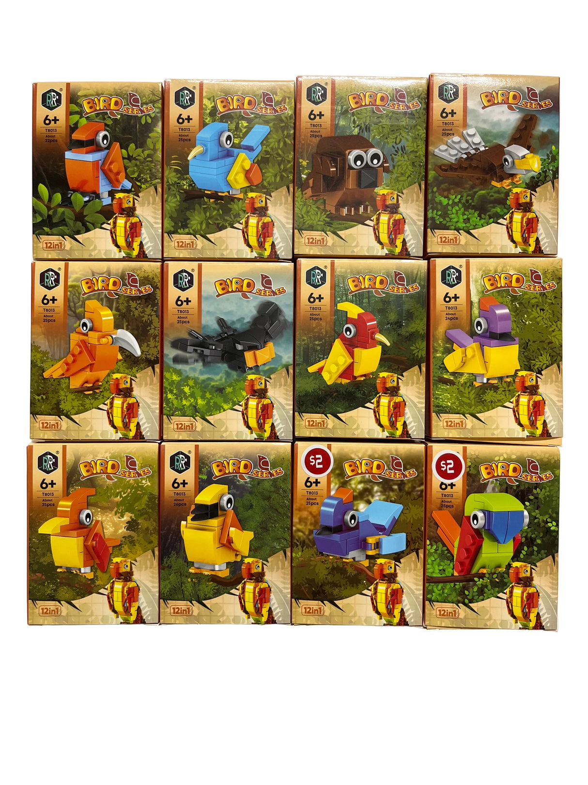 Colorful Parrot Mini Building Blocks Toy