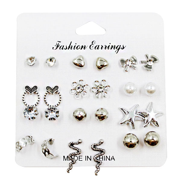 Earrings 12 Pairs image 0
