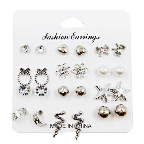Earrings 12 Pairs image 0