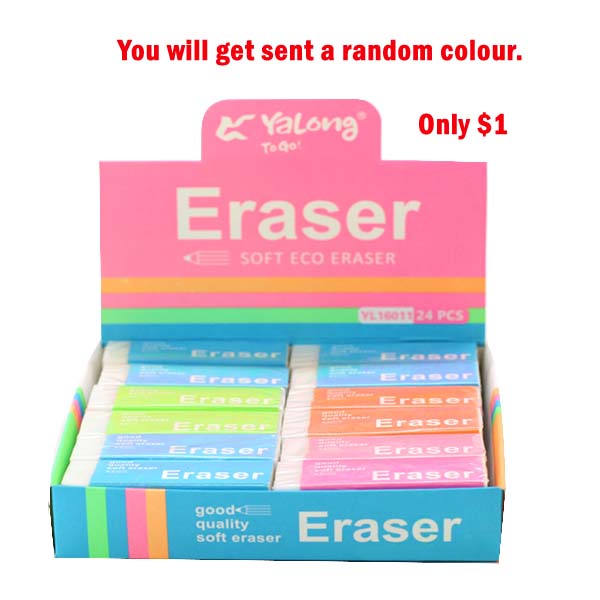 Eraser 1pc - Soft Eco Eraser image 0
