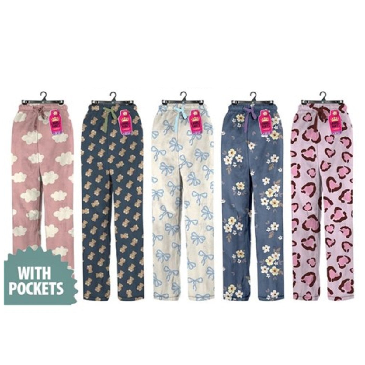Ladies PJ Lounge Pants with Pockets