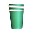Paper Cups 9OZ PK20 Dark Green image 0