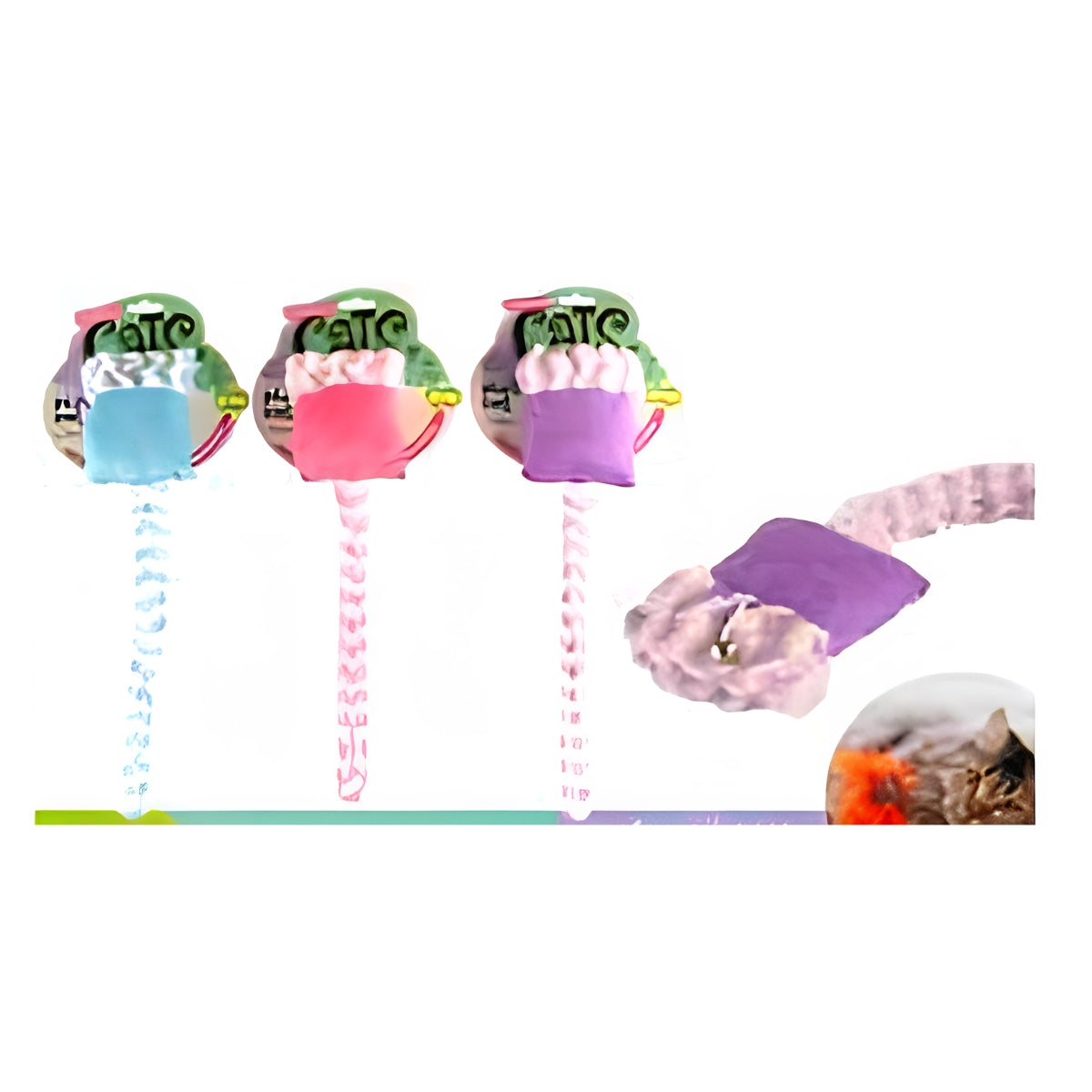 Plush Cat Toy with Tail & Bell