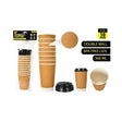 10pce Disposable D Wall Coffee Cup 360ml image 0
