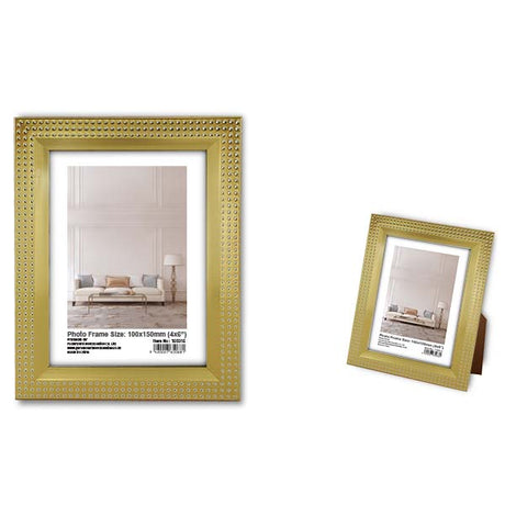 Max Brand Photo Frame 10x15cm 4x6 Gold image 0