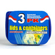 Rectangular Containers w Blue Lids 3PC - 709ml image 0