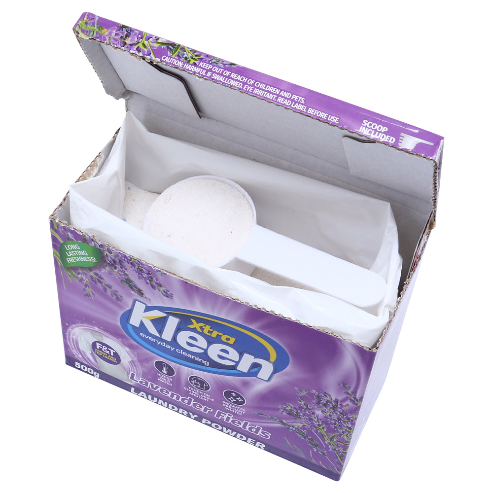 Laundry Washing Powder with Scoop 500g – Lavender Fields