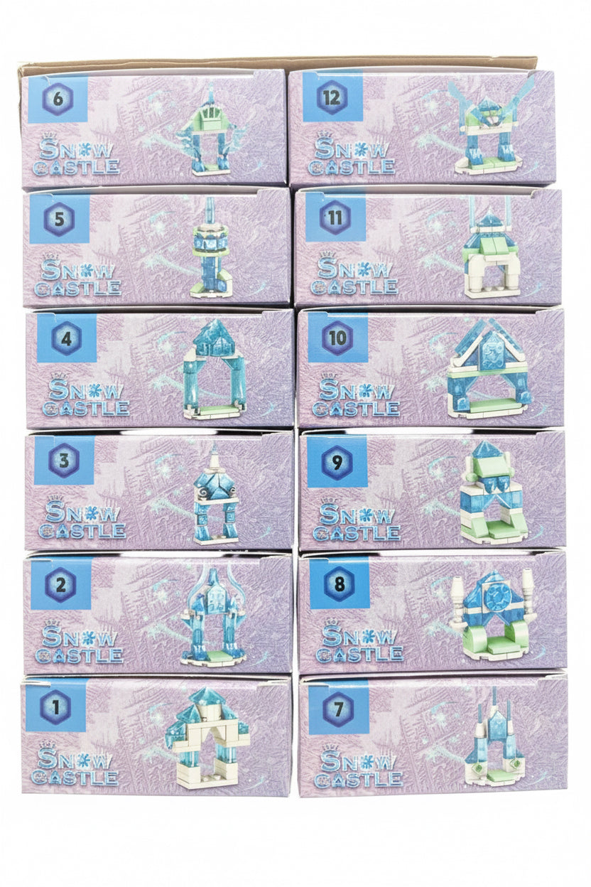 Winter Castle Mini Building Blocks Toy