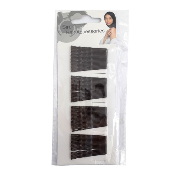 Hairgrips Small Brown 72pc image 0